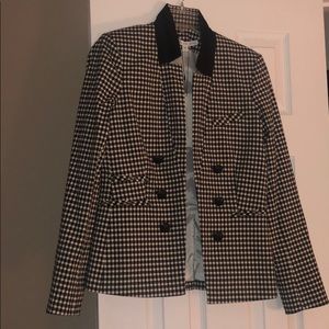 Veronica Beard gingham print blazer